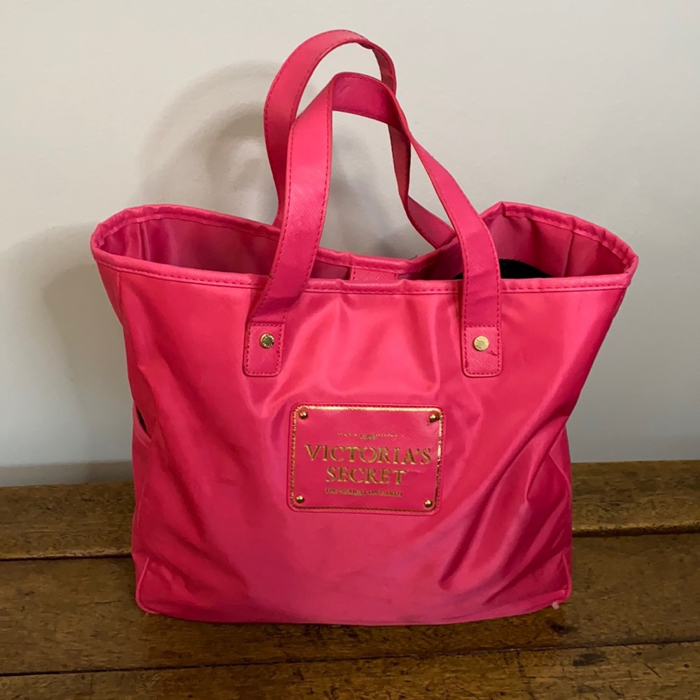 Vintage Pink Victoria’s Secret tote bag
